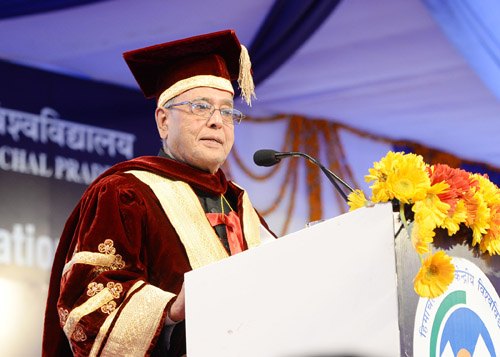 Speech by the President of India, Shri Pranab Mukherjee at the Second Convocation of the Central University of Himachal Pradesh