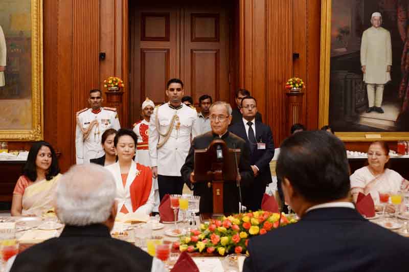 Speech by the President of India, Shri Pranab Mukherjee at the Banquet Hosted in Honour of the President of the People’s Republic of China, H.e. Mr. Xi Jinping