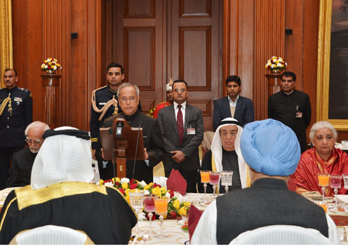 Speech by the President of India, Shri Pranab Mukherjee at the Banquet in Honour of the King of Bahrain, His Majesty King Hamad Bin Isa Al-khalifa