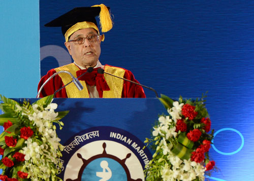 Speech by the President of India, Shri Pranab Mukherjee at the First Convocation of Indian Maritime University