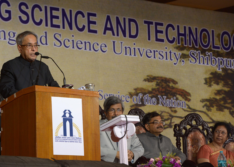 Speech by the President of India, Shri Pranab Mukherjee at the Inauguration of the Indian Institute of Engineering Science and Technology (Iiest)