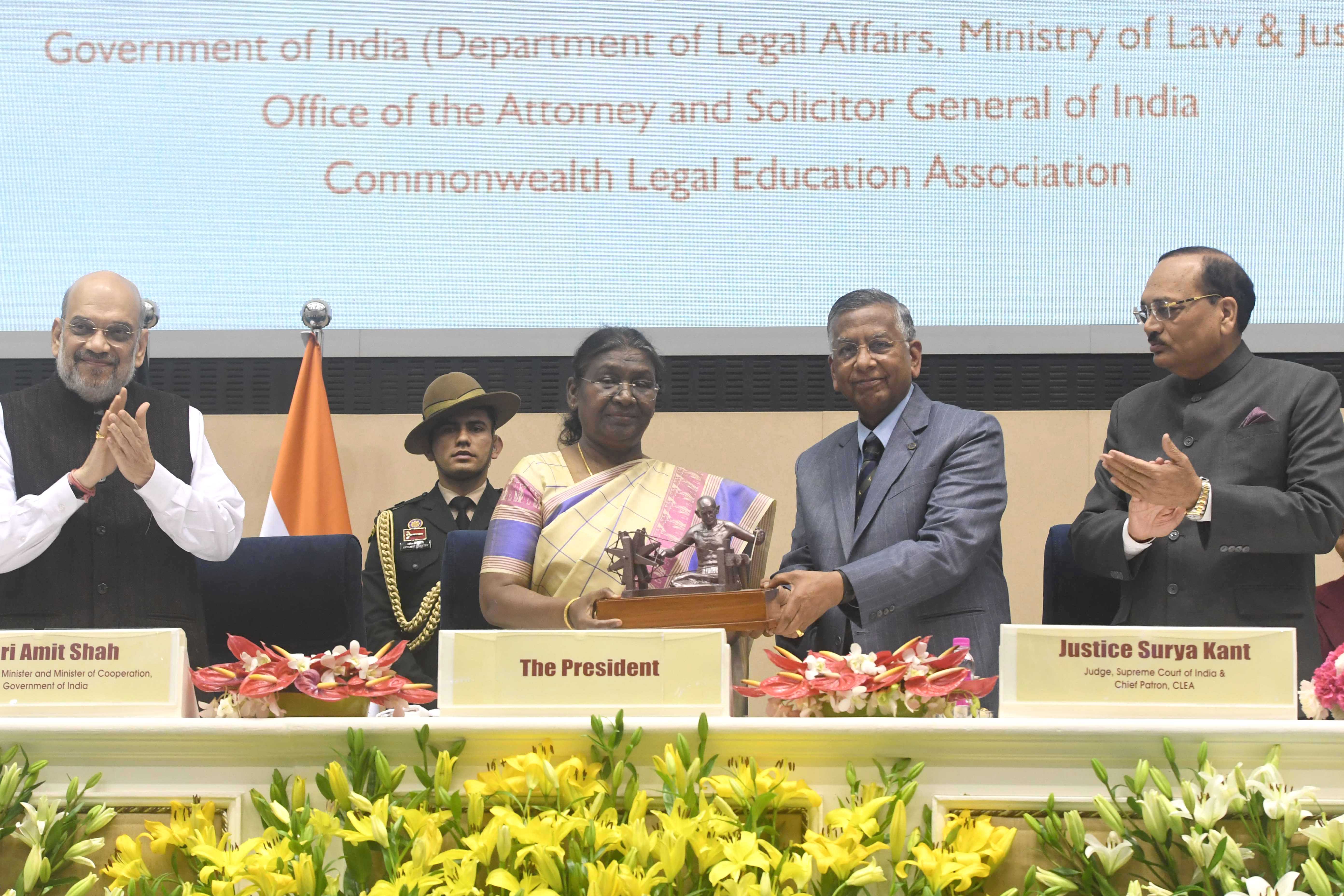 President graceing valedictory function of Commonwealth Attorneys & Solicitors General Conference 2024 on February 4, 2024