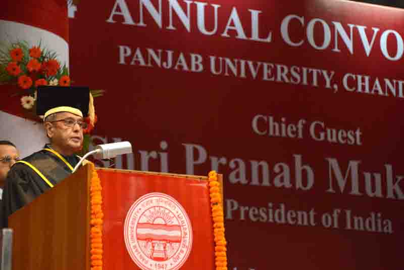 Speech by the President of India, Shri Pranab Mukherjee at the Sixty Fourth Convocation of Panjab University