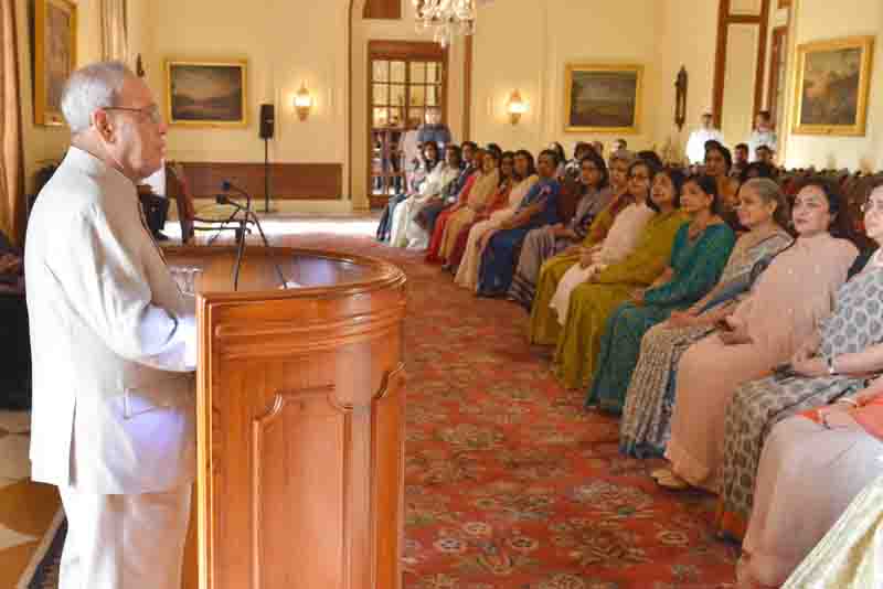 Speech by the President of India, Shri Pranab Mukherjee on Meeting Contributors to the Book “30 Women in Power: Their Voices, Their Stories”