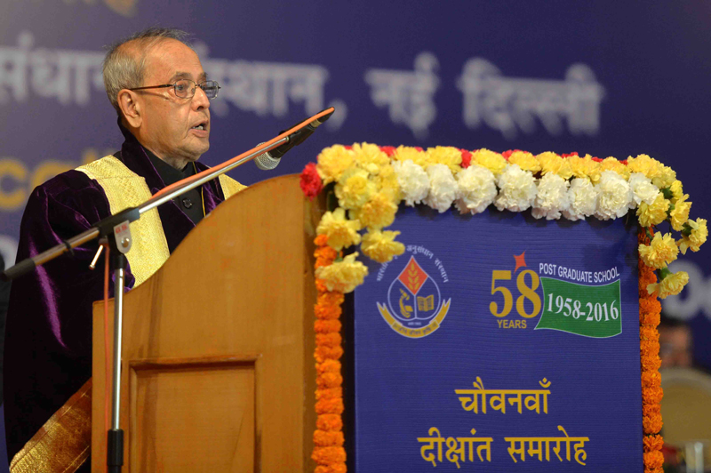 Speech by the President of India, Shri Pranab Mukherjee at the Fifty-fourth Convocation of the Indian Agricultural Research Institute (Iari)