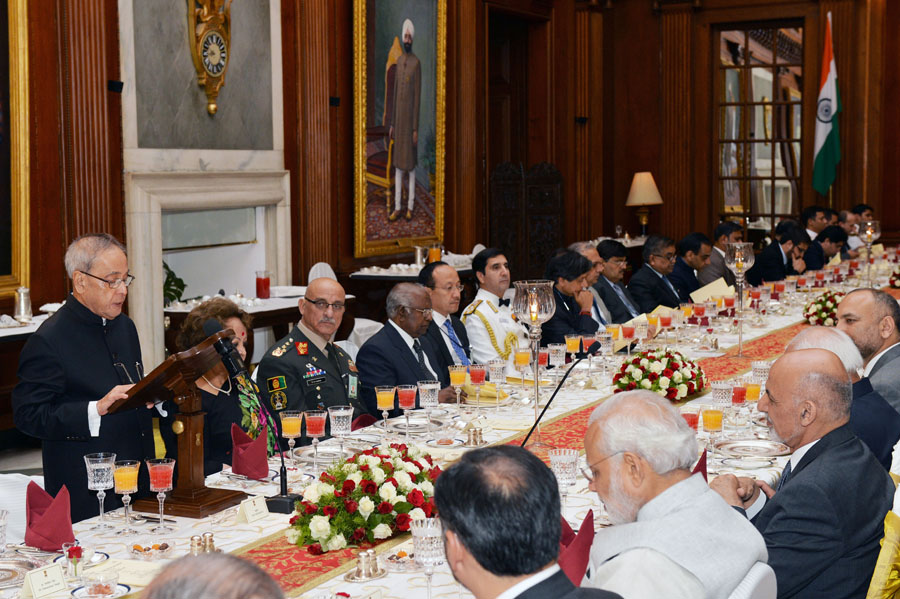 Speech by the President of India, Shri Pranab Mukherjee at the Banquet Hosted in the Honour of the President of the Islamic Republic of Afghanistan, H.e. Mr. Mohammad Ashraf Ghani