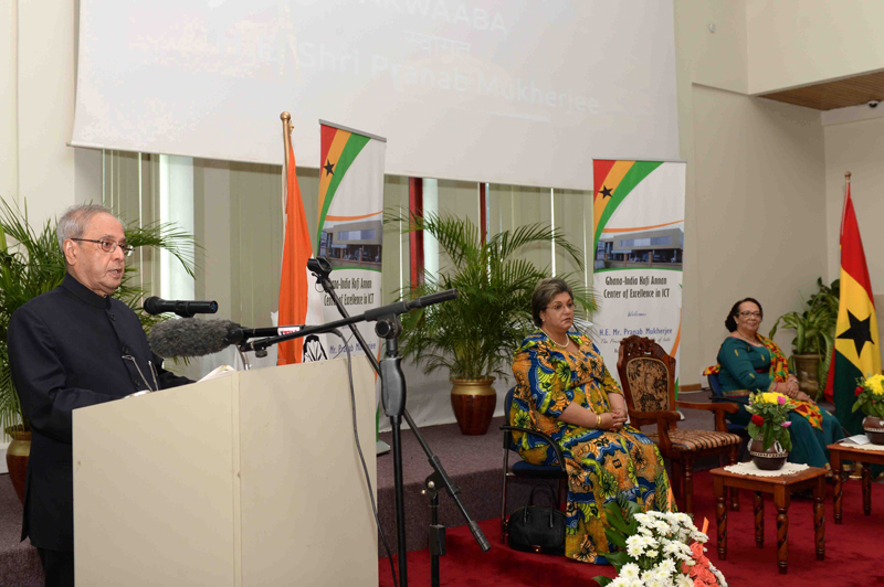 Speech by the President of India, Shri Pranab Mukherjee at the India-ghana Kofi Annan Centre for Excellence