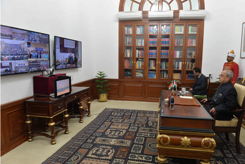 Address by the President of India to the Institutes of Higher Learning and Civil Service Academies Through Video-conferencing Using the National Knowledge Network on the Topic, “youth and Nation-building”