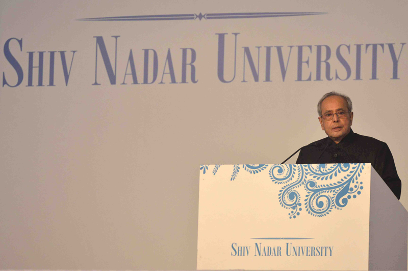 Speech by the President of India, Shri Pranab Mukherjee at the Inauguration of the Shiv Nadar University and Presentation of Hcl Citizens Grant Award