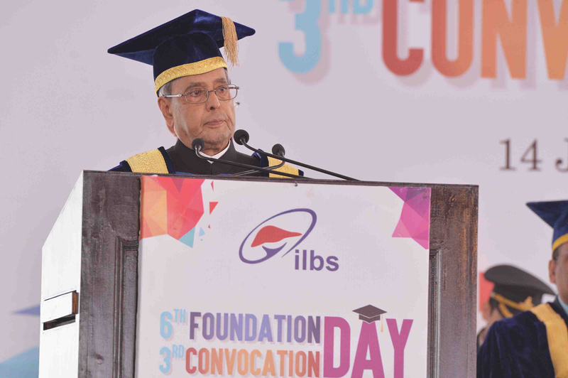 Speech by the President of India, Shri Pranab Mukherjee on the Occasion of the 6th Foundation Day & 3rd Convocation Ceremony at Ilbs