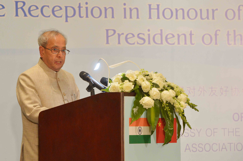 Speech by the President of India, Shri Pranab Mukherjee at the Reception for Cultural and Academic Personalities/eminent Persons Co-hosted by Embassy of India and Chinese People’s Association for Friendship With Foreign Countries