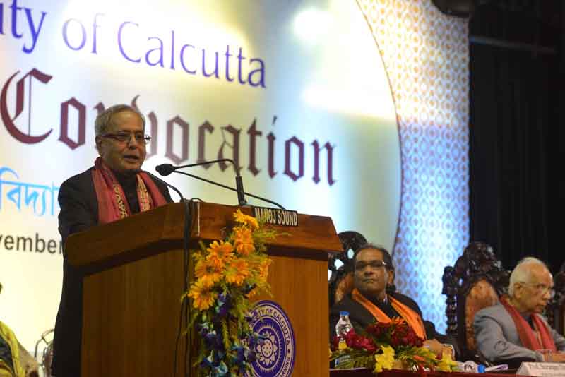 Speech by the President of India, Shri Pranab Mukherjee at the Annual Convocation of the University of Calcutta