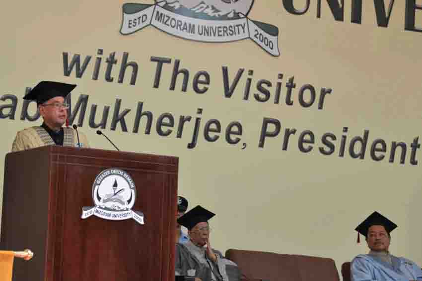 Speech by the President of India, Shri Pranab Mukherjee at the Tenth Convocation of Mizoram University