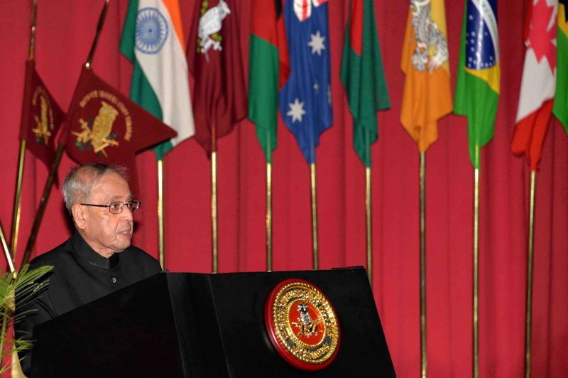 Convocation Address of President of India, Shri Pranab Mukherjee on the Occasion of Graduation Ceremony of 71st Staff Course at Defence Services Staff College