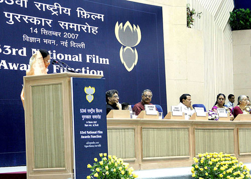 Speech of the Hon'ble President of India, Smt. Pratibha Devisingh Patil, at the 53rd National Film Awards Presentation Ceremony