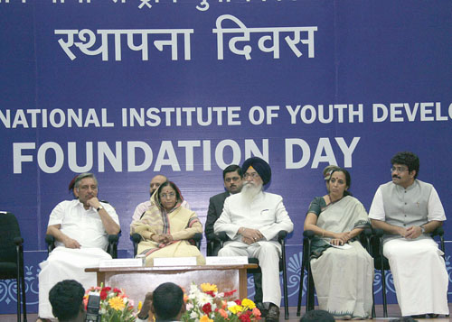 Foundation Day Lecture by the President of India, Smt. Pratibha Devisingh Patil, at the Rajiv Gandhi National Institute of Youth Development.2