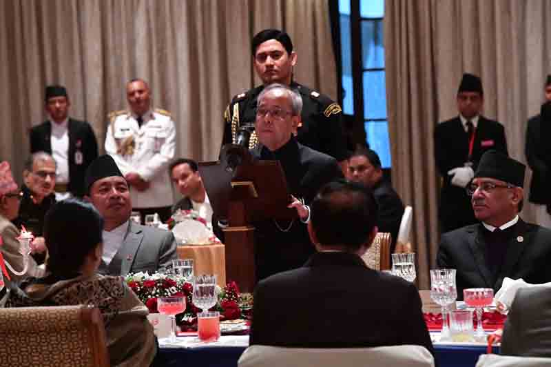 Address By The President Of India, Shri Pranab Mukherjee At The Banquet Hosted In His Honour By The President Of Nepal, H.e. Smt. Bidhya Devi Bhandari