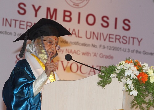 Speech By Her Excellency The President Of India, Shrimati Pratibha Devisingh Patil At The Convocation Of Symbiosis International University