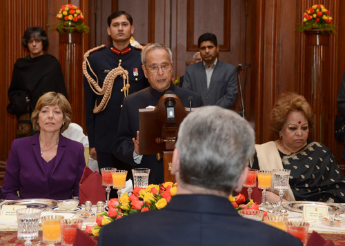 Speech by the President of India, Shri Pranab Mukherjee at the Banquet in Honour of the President of the Federal Republic of Germany, H.E. Mr Joachim Gauck