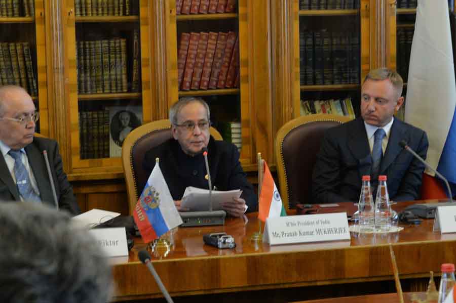 Speech By The President Of India, Shri Pranab Mukherjee At The Meeting Of Indian And Russian Universities