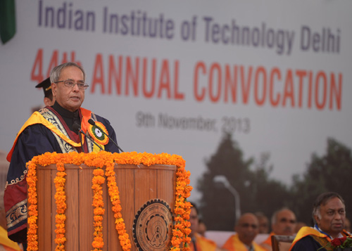 Speech by the President of India, Shri Pranab Mukherjee at the Annual Convocation of the Indian Institute of Technology Delhi