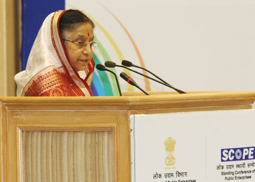 Speech by Her Excellency the President of India, Shrimati Pratibha Devisingh Patil, on the Occasion of the Public Sector Day