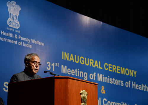 Speech by the President of India, Shri Pranab Mukherjee at the Joint Inaugural Session of the 31st Meeting of Ministers of Health and 66th Session of the WHO Regional Committee for South-East Asia