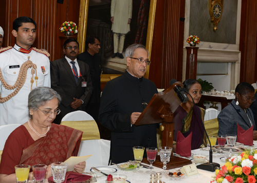 Speech by the President of India, Shri Pranab Mukherjee at the Banquet in Honour of the President of the Republic of Liberia, H.E. Madame Ellen Johnson Sirleaf