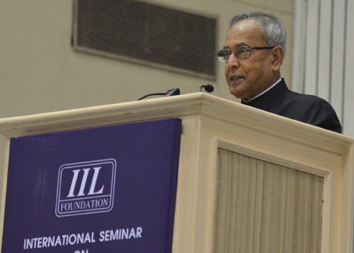 Speech By The President Of India, Shri Pranab Mukherjee At The International Seminar On Recent Trends In Judicial Reforms: A Global Perspective