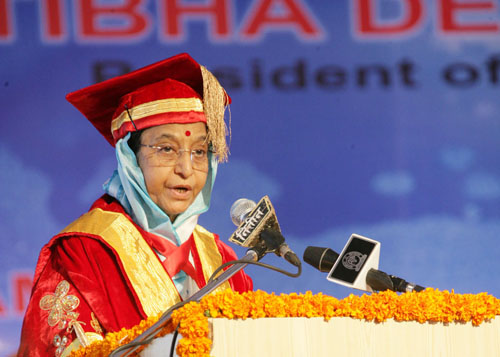 Speech by Her Excellency the President of India, Shrimati Pratibha Devisingh Patil, at the 10th Convocation of Bharati Vidyapeeth