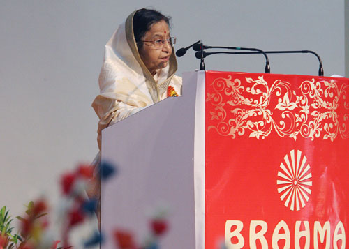 Speech By Her Excellency The President Of India, Shrimati Pratibha Devisingh Patil At The Inauguration Of The Platinum Jubilee Celebrations Of The Brahma Kumaris