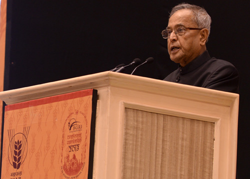 Speech by the President of India, Shri Pranab Mukherjee on the Occasion of Inauguration of the Fifth Technical Workshop of the Borlaug Global Rust Initiative (BGRI)