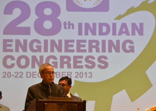 Speech by the President of India, Shri Pranab Mukherjee at the Inauguration of the Twenty Eighth Indian Engineering Congress