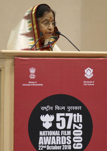 Speech by Her Excellency the President of India, Shrimati Pratibha Devisingh Patil at the 57th National Film Awards Presentation Ceremony