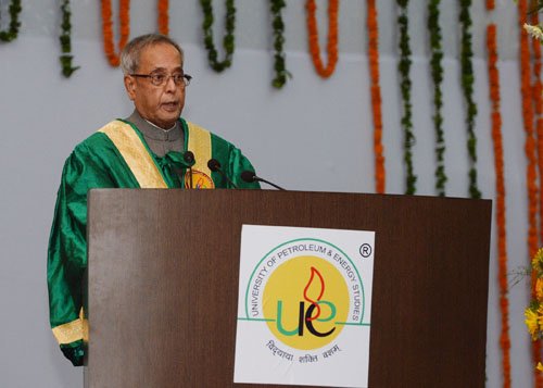 Speech by the President of India, Shri Pranab Mukherjee at the Eleventh Convocation of University of Petroleum and Energy Studies