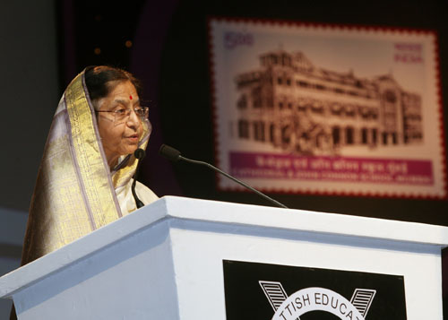 Speech by Her Excellency the President of India, Shrimati Pratibha Devisingh Patil at the Release of the Commemorative Postage Stamp on the Cathedral and John Connon School at Mumbai