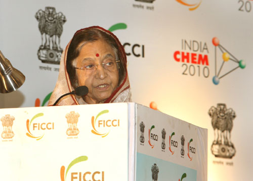 Speech by Her Excellency the President of India, Shrimati Pratibha Devisingh Patil at the Inauguration of the India Chem 2010 - International Exhibition and Conference at Mumbai