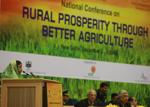 Speech by Her Excellency the President of India Shrimati Pratibha Devisingh Patil at the Inauguration of the Conference on 'rural Prosperity Through Better Agriculture'