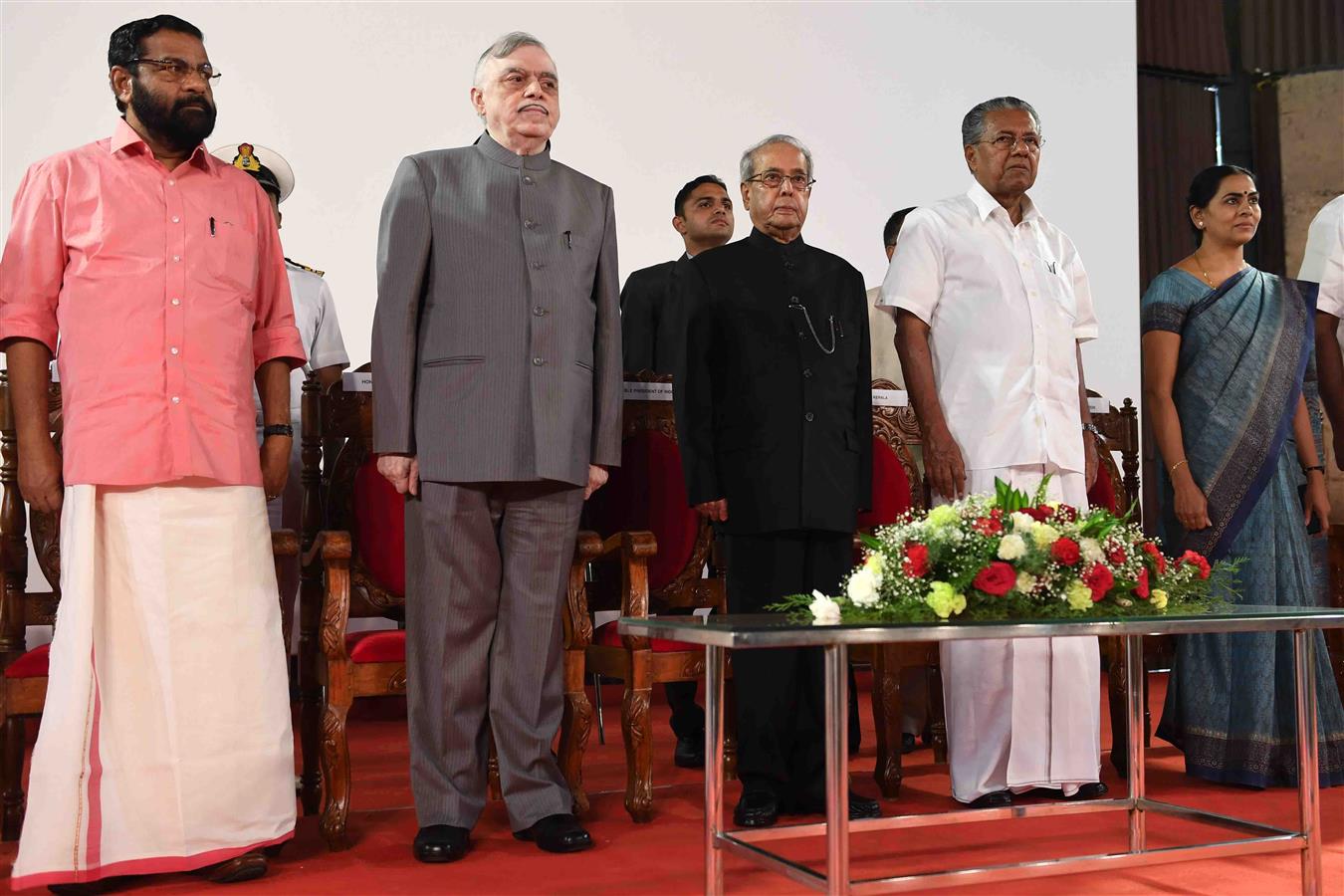 The President of India, Shri Pranab Mukherjee at the inauguration of Kochi Muziris Biennale Seminar on ‘Importance of Sustainable Cultural Building’ at Kochi in Kerala on March 2, 2017.