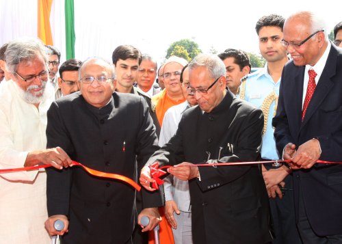 TThe President of India, Shri Pranab Mukherjee inaugurating the Exhibition of Innovations at Sports Ground near Rashtrapati Bhavan Auditorium in New Delhi on March 7, 2013. Also seen are the Union Minister of Science and Technology, Shri S. Jaipal Reddy