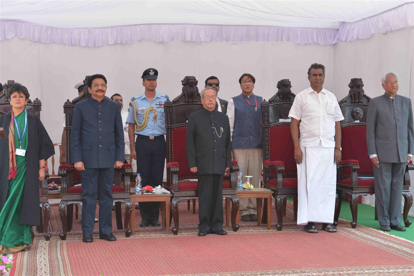 The President of India, Shri Pranab Mukherjee at the 159th Founder’s Day Celebrations of Lawrence School at Ootacamund, The Nigiris in Tamil Nadu on May 23, 2017.