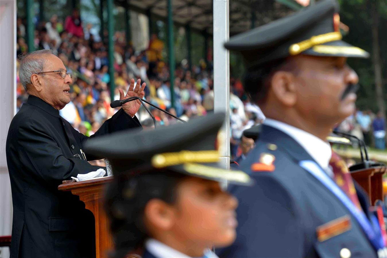 The President of India, Shri Pranab Mukherjee addressing at the 159th Founder’s Day Celebrations of Lawrence School at Ootacamund, The Nigiris in Tamil Nadu on May 23, 2017.