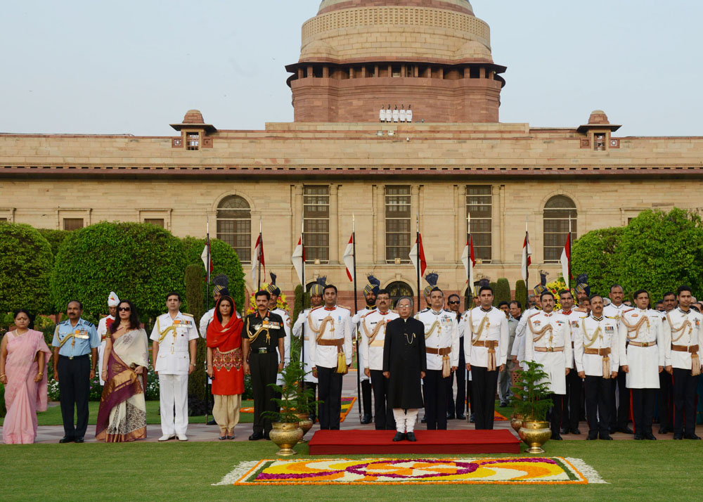 The President of India, Shri Pranab Mukherjee during the 'At Home' Reception hosted by him at Rashtrapati Bhavan on the occasion of the 68th Independence Day on August 15, 2014. 