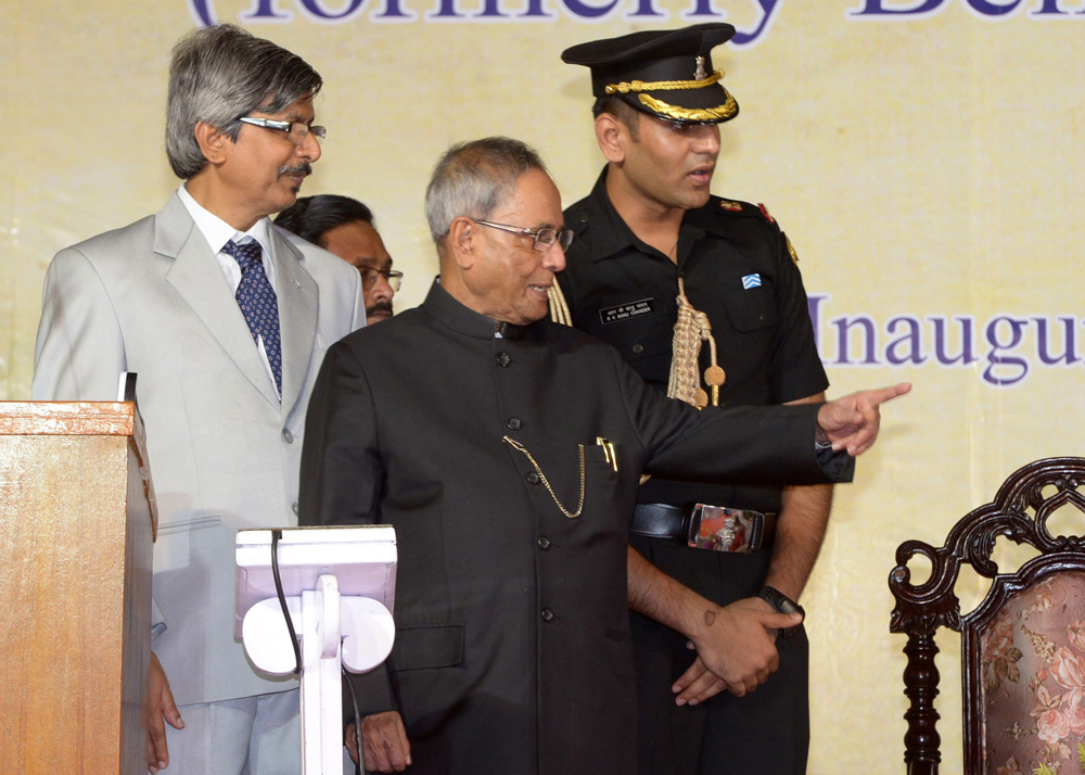 The President of India, Shri Pranab Mukherjee inaugurating the first Indian Institute of Engineering Science and Technology (IIEST) of the country at Shibpur, Howrah in West Bengal on August 24, 2014. 