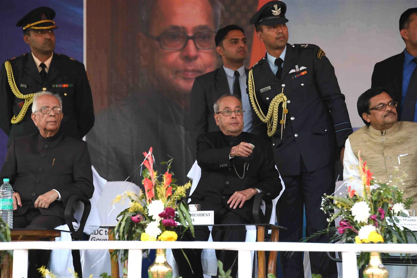 The President of India, Shri Pranab Mukherjee inaugurating centenary Year Celebrations of Jhalda Satyabhama Vidyapith at Jhalda, Purulia in West Bengal on January 18, 2017.