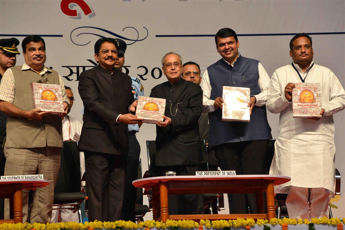 The President of India, Shri Pranab Mukherjee during the 151st Year Celebrations of Nagpur Mahanagarpalika at Nagpur in Maharashtra on September 14, 2015