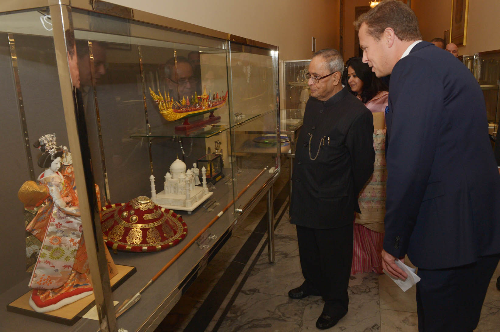 The President of India, Shri Pranab Mukherjee during his visiting Oslo City Hall at Norway on October 13, 2014. 