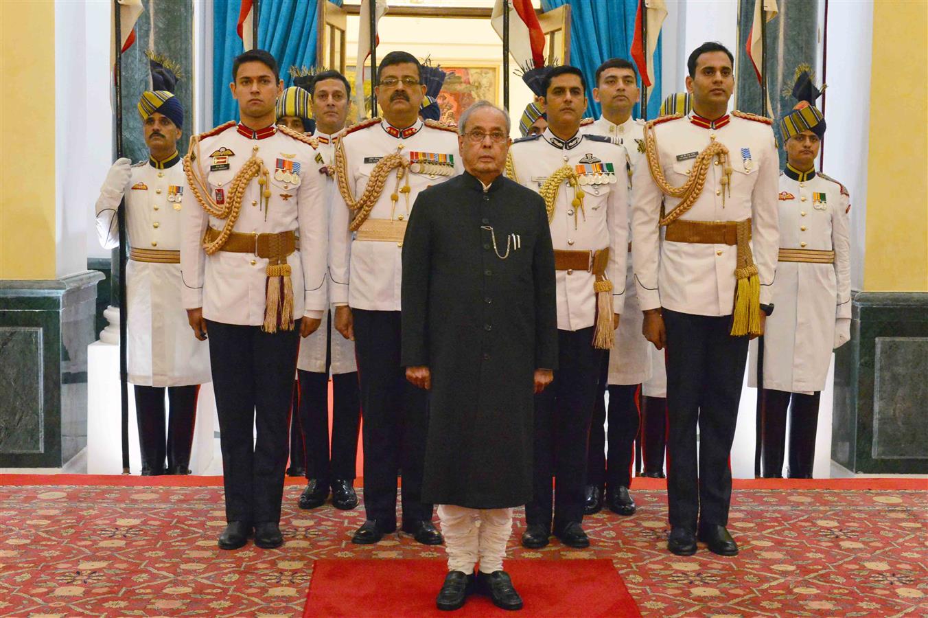 The President of India, Shri Pranab Mukherjee at the 'At Home' Reception hosted by him at Rashtrapati Bhavan on the occasion of the 70th Independence Day on August 15, 2016. 