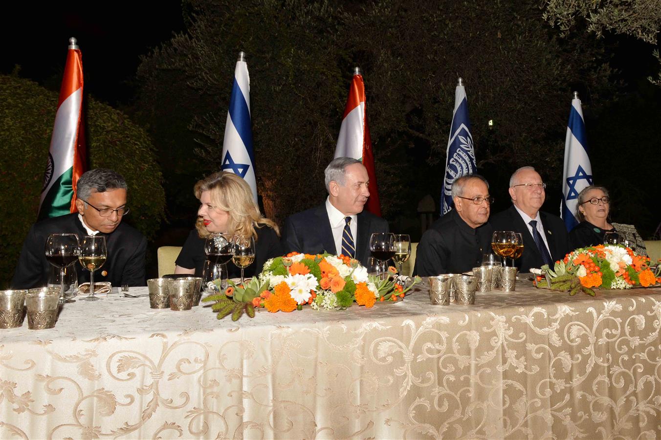 The President of India, Shri Pranab Mukherjee conferring Honorary Doctorate at the Hebrew University of Jerusalem in Israel on October 15, 2015.