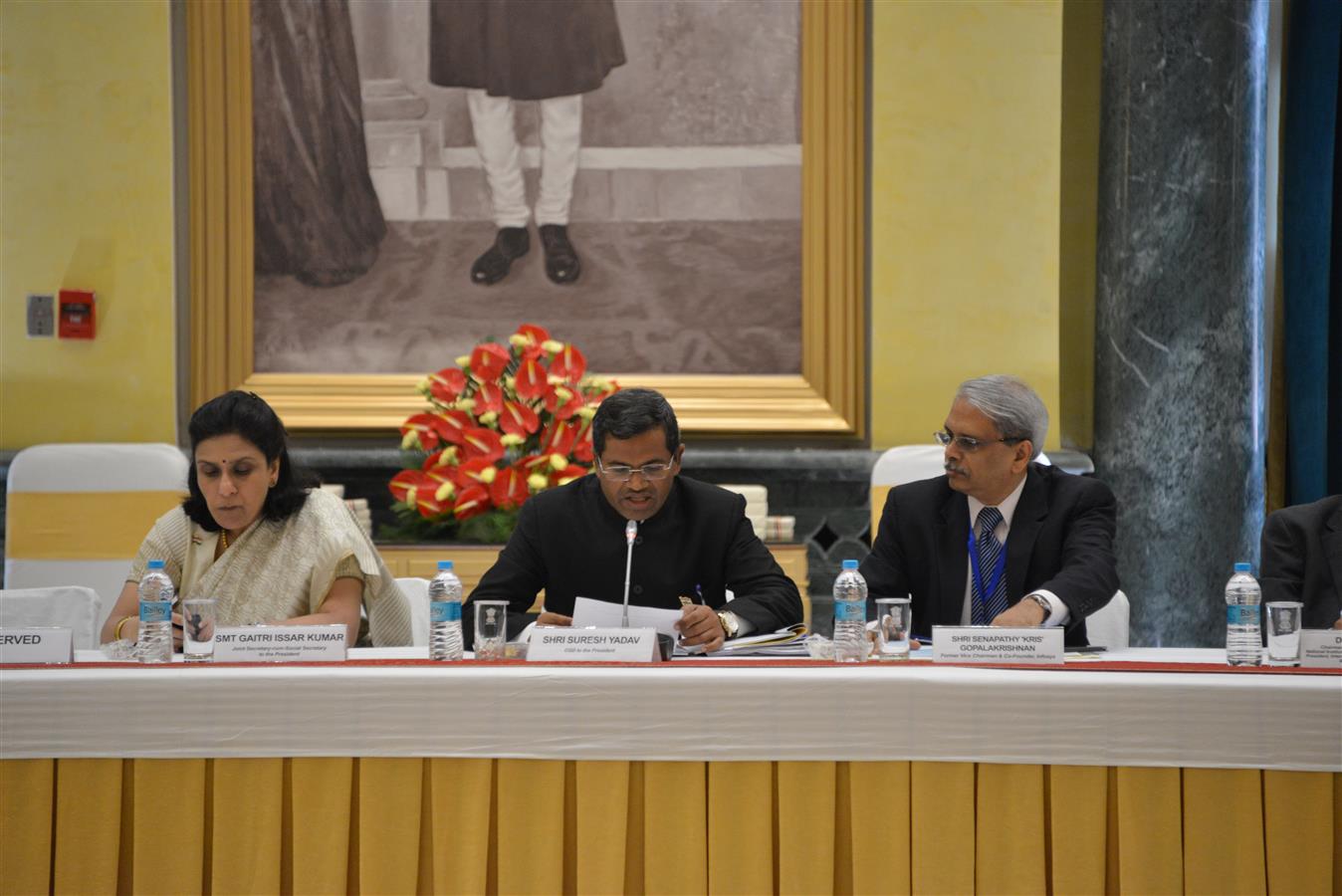 Interactive session between Industry-Academia during First-ever three-day Visitor’s Conference at Rashtrapati Bhavan on November 5, 2015.